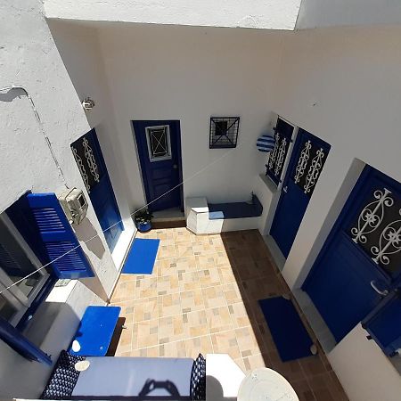 Cycladic House White And Blue In Kato Chora Villa Serifos Town Exterior foto